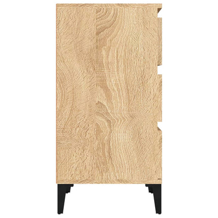 Sängbord sonoma-ek 40x35x70 cm konstruerat trä