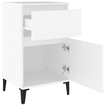 Sängbord vit 40x35x70 cm