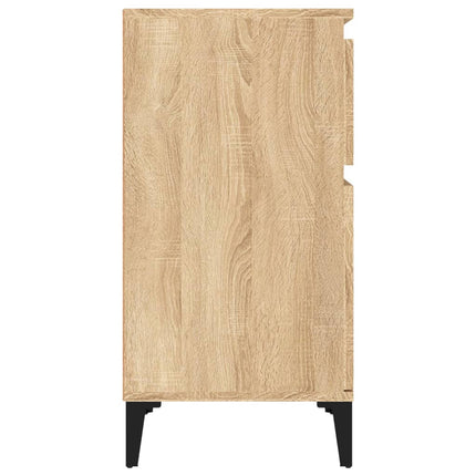Sängbord sonoma-ek 2 st 40x35x70 cm
