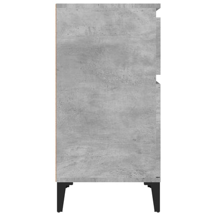 Sängbord betonggrå 40x35x70 cm