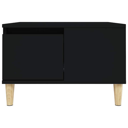 Soffbord svart 55x55x36,5 cm konstruerat trä
