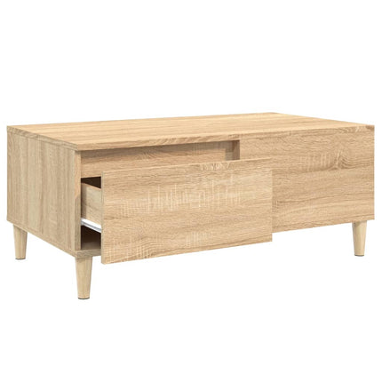 Soffbord sonoma-ek 90x50x36,5 cm konstruerat trä