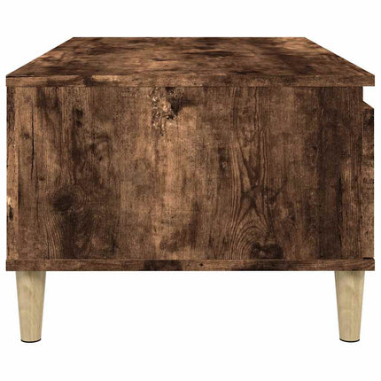 Soffbord rökfärgad ek 90x50x36,5 cm konstruerat trä