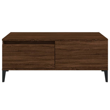Soffbord brun ek 90x50x36,5 cm konstruerat trä