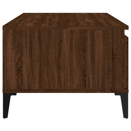 Soffbord brun ek 90x50x36,5 cm konstruerat trä
