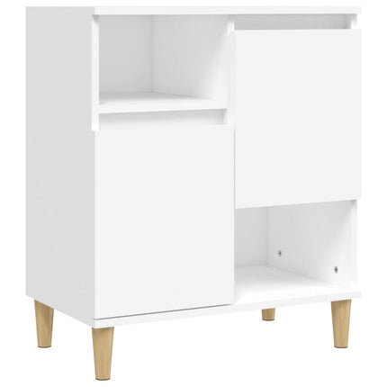 Byrå vit 60x35x70 cm konstruerat trä