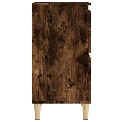 Byrå rökfärgad ek 60x35x70 cm konstruerat trä