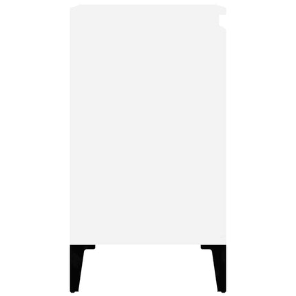 Tvättställsskåp vit 58x33x60 cm konstruerat trä