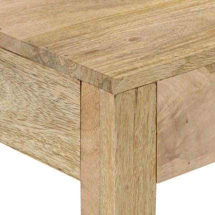 Konsolbord 110x30x75 cm massivt blekt mangoträ