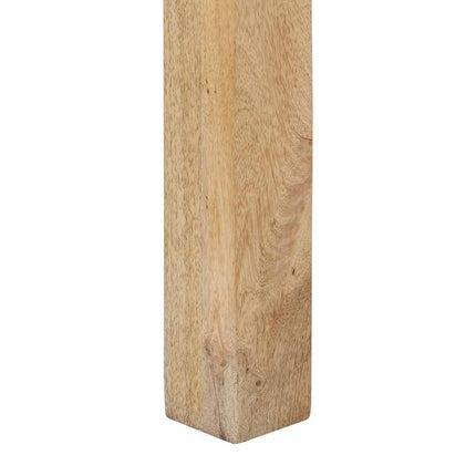 Konsolbord 110x30x75 cm massivt blekt mangoträ