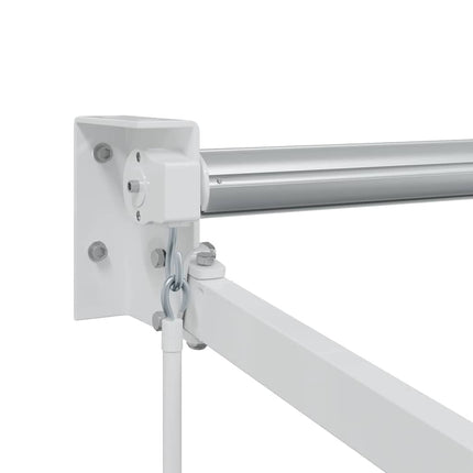 Utdragbar markisram Vit 300 x 250 cm Aluminium
