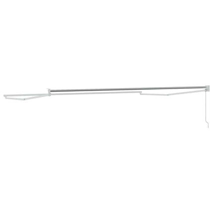 Utdragbar markisram Vit 450 × 300 cm Aluminium