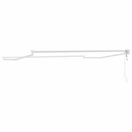 Utdragbar markisram Vit 350 x 250 cm Aluminium