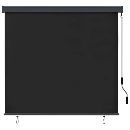 Rullgardin Antracit 180 x 250 cm Tyg och Aluminium