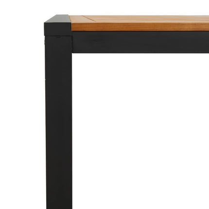 Trädgårdsbord med U-formade ben 180x90x75 cm massivt akaciaträ