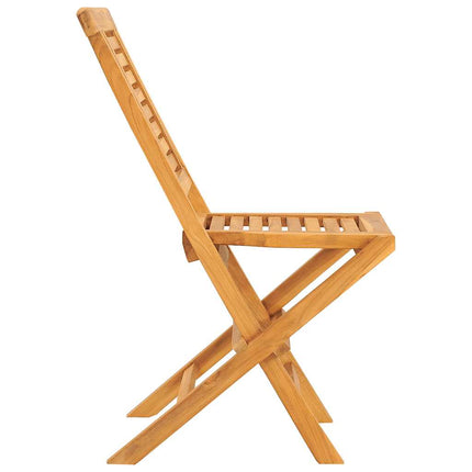 Hopfällbara trädgårdsstolar 8 st 47x63x90 cm massiv teak