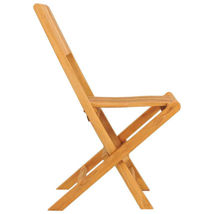 Hopfällbara trädgårdsstolar 4 st 47x61x90 cm massiv teak