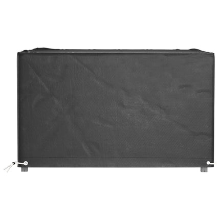 Överdrag för utemöbler 2 st 8 ölj. 125x125x75 cm fyrkantig