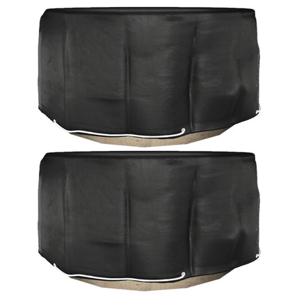 Överdrag för trädgårdsmöbler 2 st 10 öljetter Ø230x90 cm rund