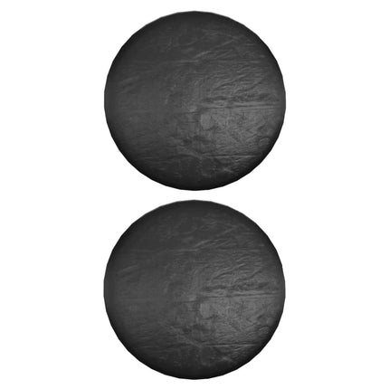 Överdrag för trädgårdsmöbler 2 st 10 öljetter Ø260x90 cm rund