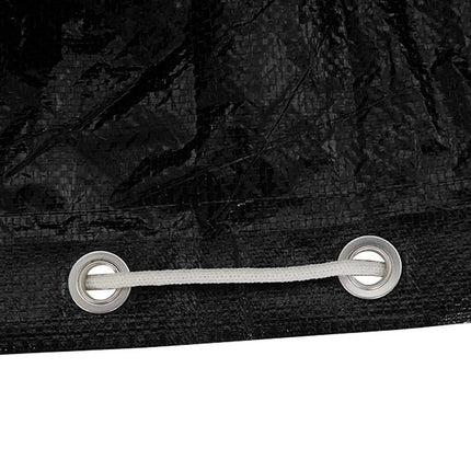 Överdrag för utomhusbänk 2st 8 ölj. 160x70x70/88 cm polyeten