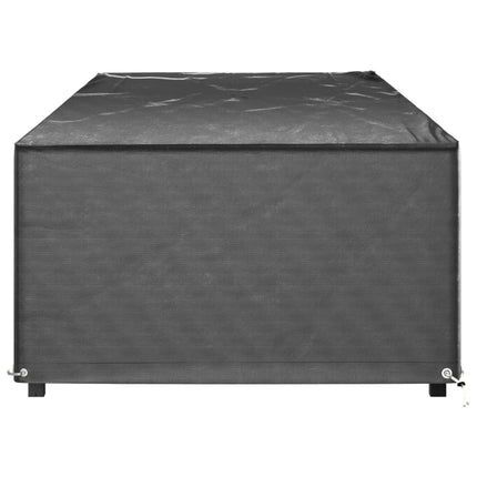 Överdrag för solsäng 2st 12 öljetter 205x75x40 cm polyeten