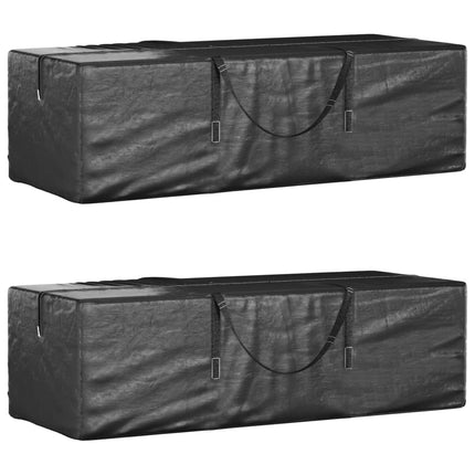 Dynväska 2 st svart 135x40x55 cm polyeten