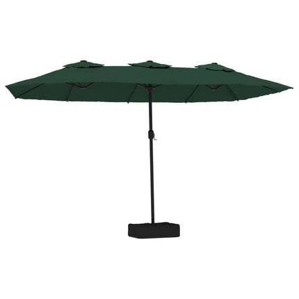 Parasoll dubbelt grön 449x265 cm