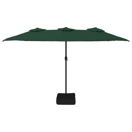 Parasoll dubbelt grön 449x265 cm
