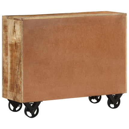 Skänk 80x30x65 cm massivt grovt mangoträ