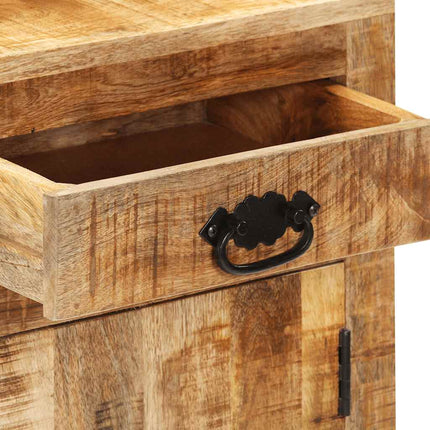 Skänk 80x30x65 cm massivt grovt mangoträ