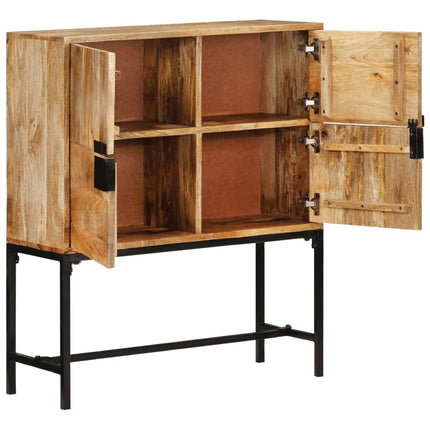 Skänk 80x30x95 cm massivt grovt mangoträ