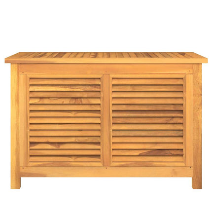 Trädgårdslåda med påse 90x50x58 cm massiv teak