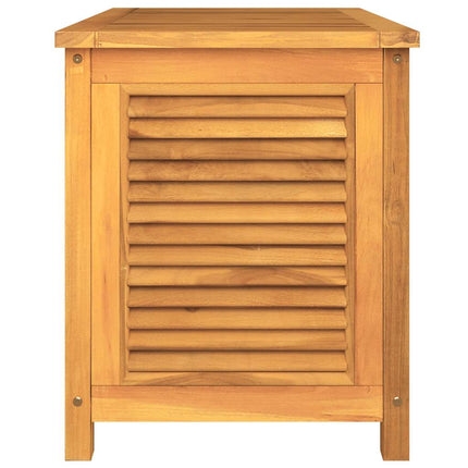 Trädgårdslåda med påse 90x50x58 cm massiv teak
