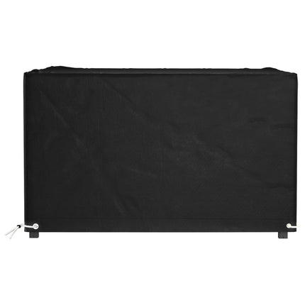 Överdrag för trädgårdsmöbler 8 öljetter 125x125x75 cm fyrkantig
