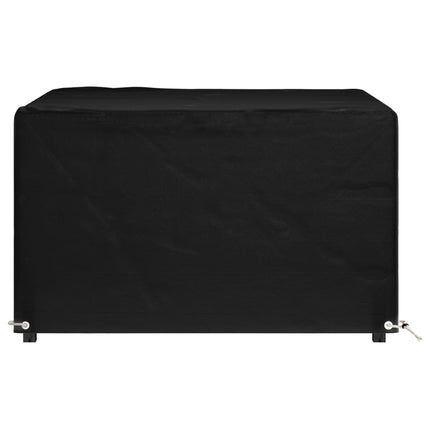 Överdrag för trädgårdsmöbler 8 öljetter 125x125x75 cm fyrkantig