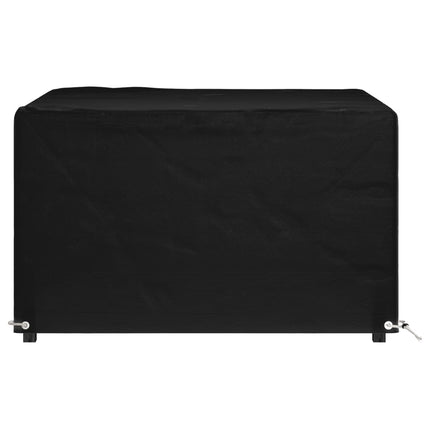 Överdrag för trädgårdsmöbler 8 öljetter 132x132x80 cm fyrkantig