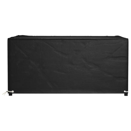 Överdrag för trädgårdsmöbler 8 ölj. 180x135x80 cm rektangulärt