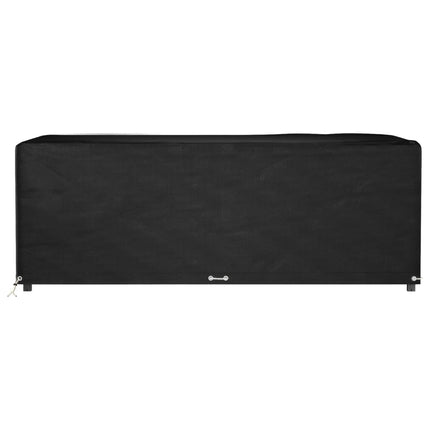 Överdrag för trädgårdsmöbler 12 ölj. 213x132x75 cm rektangulärt