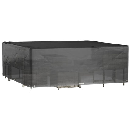 Överdrag för trädgårdsmöbler 16 ölj. 300x300x75 cm fyrkantig