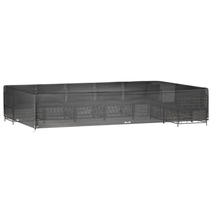 Överdrag för trädgårdsmöbler 16 ölj. 325x205x60 cm rektangulärt