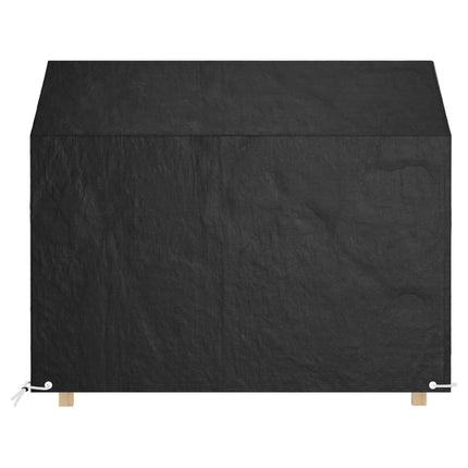 Överdrag för trädgårdsmöbler 8 ölj. 160x70x70/88 cm polyeten