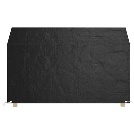 Överdrag för trädgårdsbänk 8 öljetter 190x70x70/88 cm polyeten