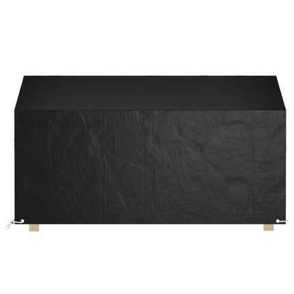 Överdrag för trädgårdsbänk 12 öljetter 210x70x70/88 cm polyeten
