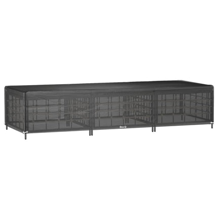Överdrag för solsäng 12 öljetter 205x75x40 cm polyeten