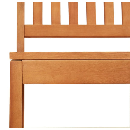 Trädgårdsbänk 80 cm massivt eukalyptusträ