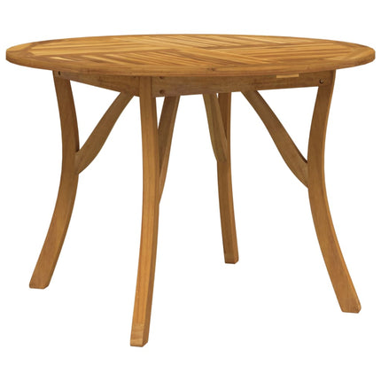 Trädgårdsbord Ø 110 cm massivt akaciaträ