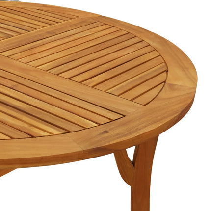 Trädgårdsbord Ø 110 cm massivt akaciaträ
