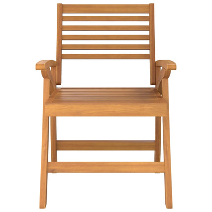 Trädgårdsstolar 2 st 58x58x87 cm massivt akaciaträ