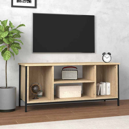 Tv-bänk sonoma-ek 102x35x45 cm konstruerat trä